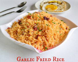 Garlic Fried Noodles / Rice