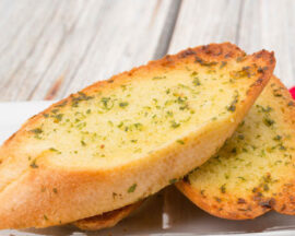 Garlic Bread (2Pcs)+Small Pizza (with two Toppings )