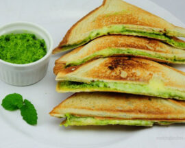Cheese Chutney  Sandwich (Grilled)