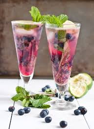 Chunky Blueberry Mojito