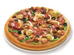 Garlic Bread ( 2Pcs ) + Pizza ( 3 Slices with two Toppings )