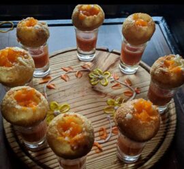 Basil Puchka Shots